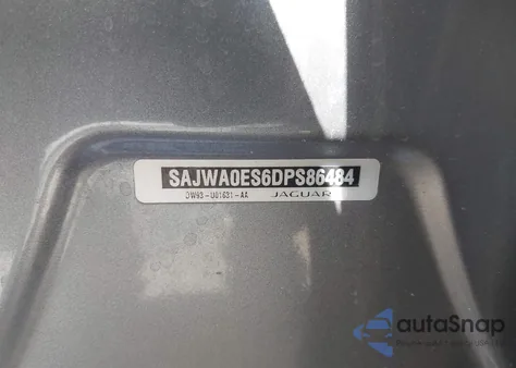 2013 Jaguar Xf I4 T из США, поврежденный, VIN SAJWA0ES6DPS86484